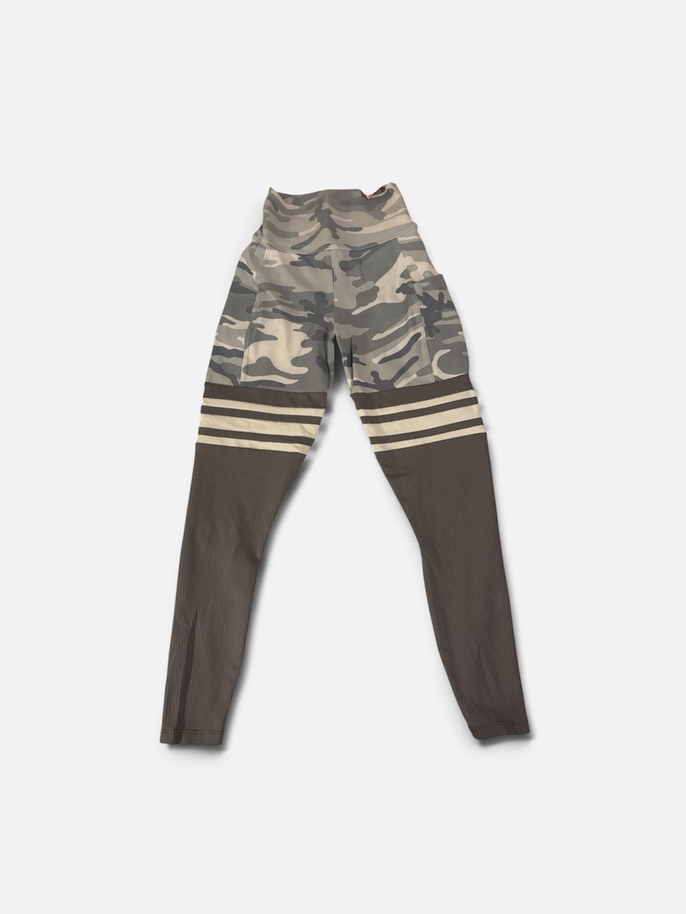Bombshell Sportswear Camo & Gray Thigh-High Pocket Performance Leggings